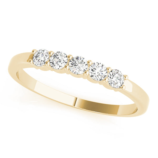 18K Yellow Gold Diamond Wedding Ring