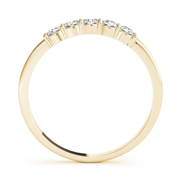 18K Yellow Gold Diamond Wedding Ring