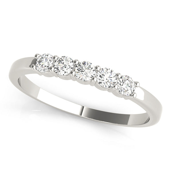 18K White Gold Diamond Wedding Ring