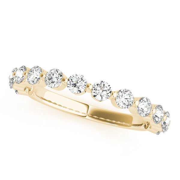 14K Yellow Gold Diamond Wedding Ring - 3/8 ctw