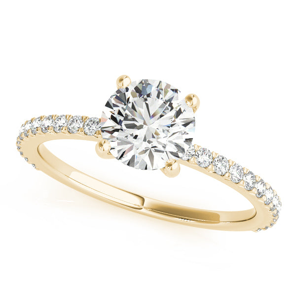 18K Yellow Gold 1.25 ctw Diamond Engagement Ring