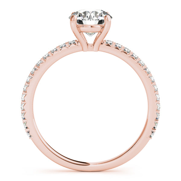 18K Rose Gold 1.25ctw Round Diamond Engagement Ring