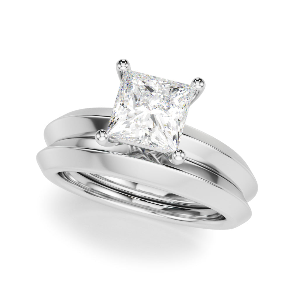 Platinum 3/4 CT Diamond Solitaire Engagement Ring