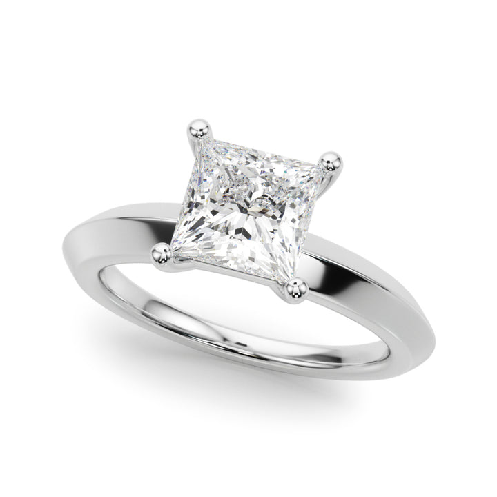 18K White Gold 0.75 CT Diamond Solitaire Ring