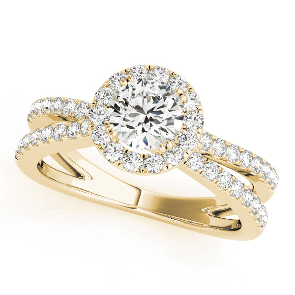 Halo Diamond Engagement Ring