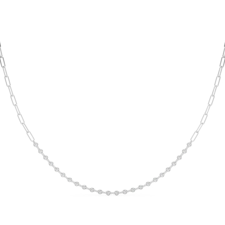 Diamond Round Multi-Stone Necklace