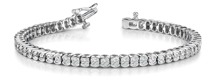 Multi-Diamond Line Fashion Bracelet