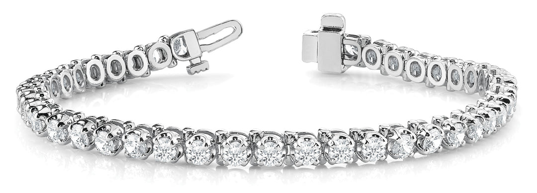 18K White Gold Diamond Tennis Bracelet