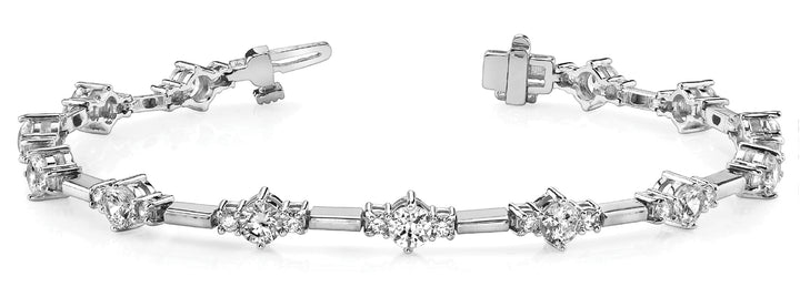 Platinum 1.5 CT Diamond Tennis Bracelet