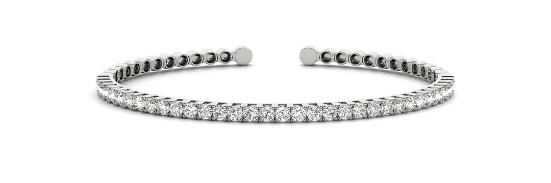 18K White Gold Diamond Fashion Bracelet