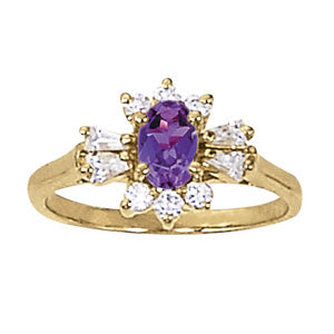 Multi-Diamond Round and Baguette Fashion Ring