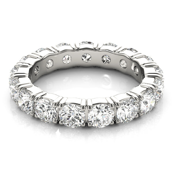 18K White Gold 2.38ctw Diamond Wedding Band