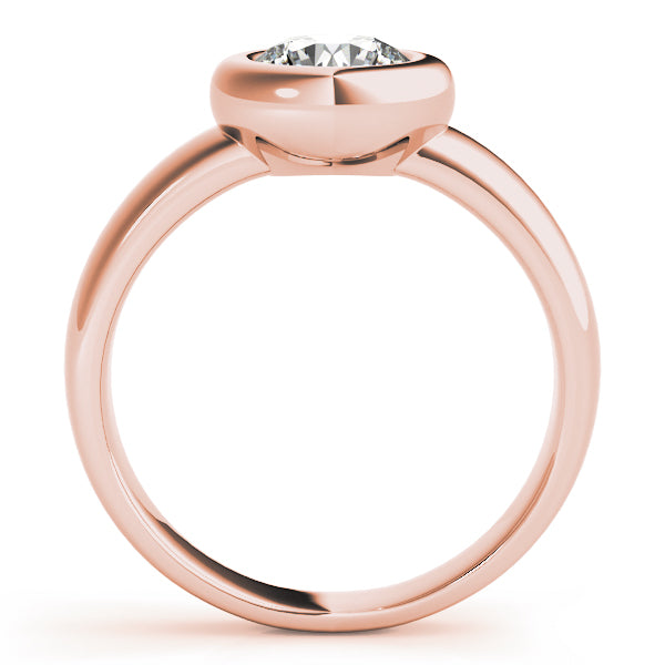 14K Rose Gold 1 CT Diamond Engagement Ring