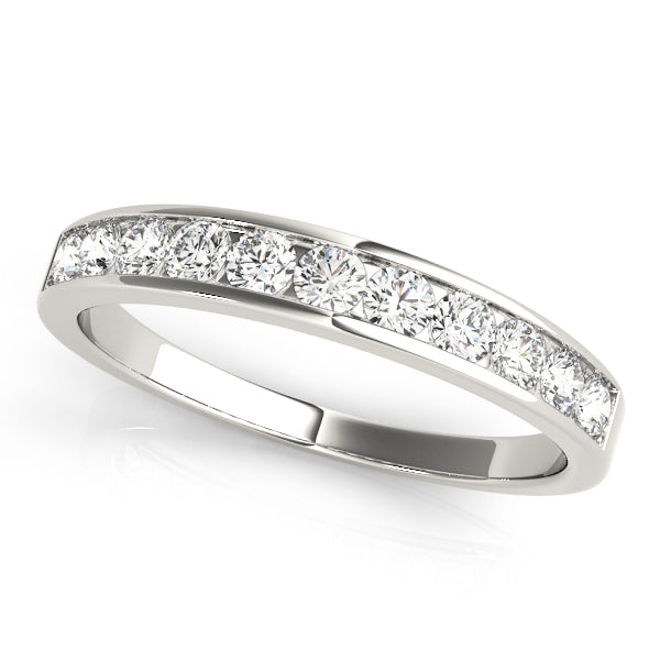 9-Diamond Round Wedding Ring