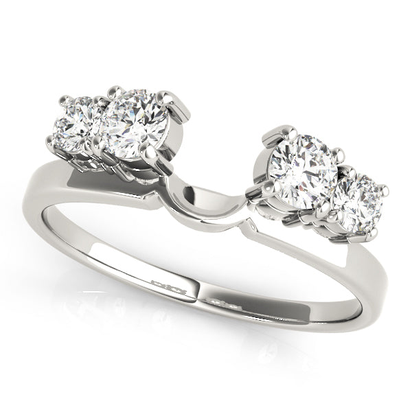 Platinum 1 CT Diamond Wedding Band Ring
