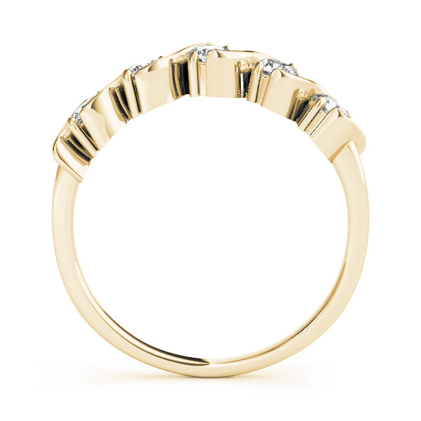 18K Yellow Gold 1 ct Diamond Wedding Band