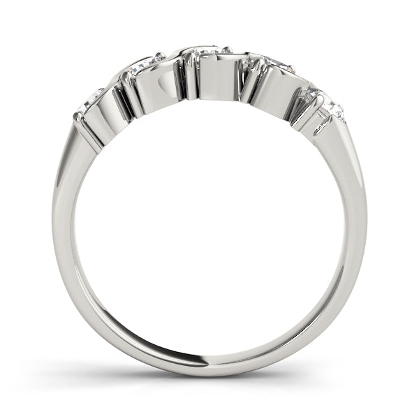 Platinum 1 CT Diamond Multi-Stone Wedding Band