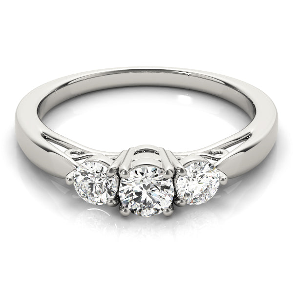 14K White Gold 1.25 ct Round Diamond Engagement Ring