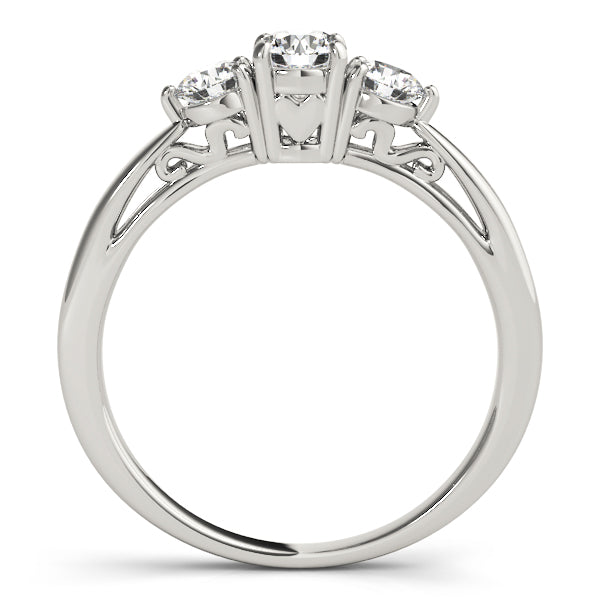 Platinum 1.25 CT Round Diamond Engagement Ring
