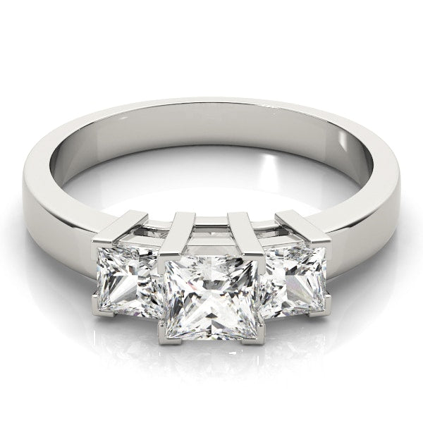 Three Stone Diamond Engagement Ring