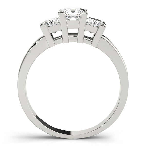 Three Stone Diamond Engagement Ring