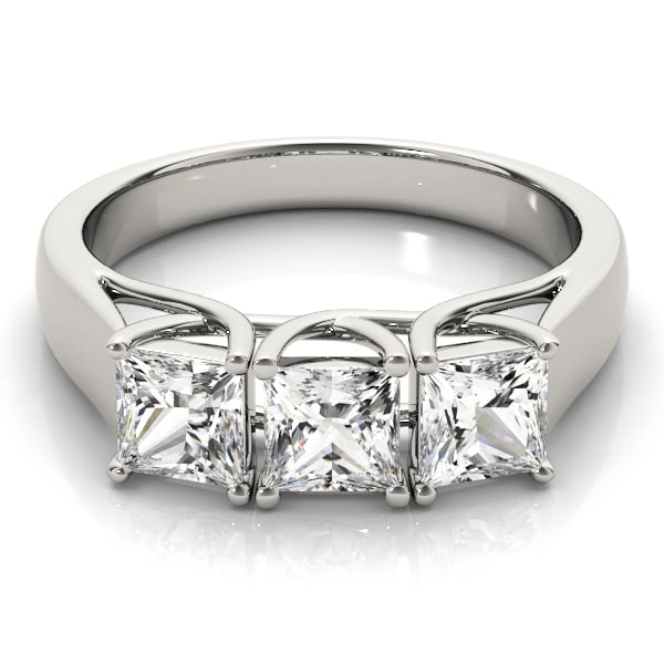 Three Stone Diamond Engagement Ring