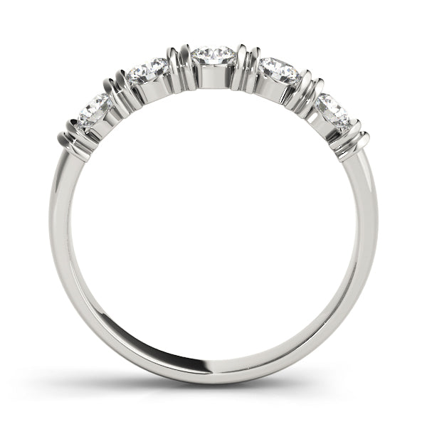 Platinum White Diamond Wedding Ring