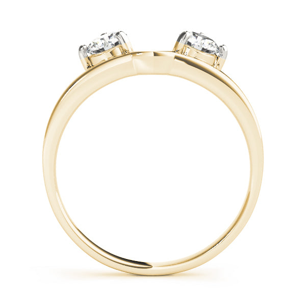 14K Yellow Gold 1/2 CT Diamond Wedding Band
