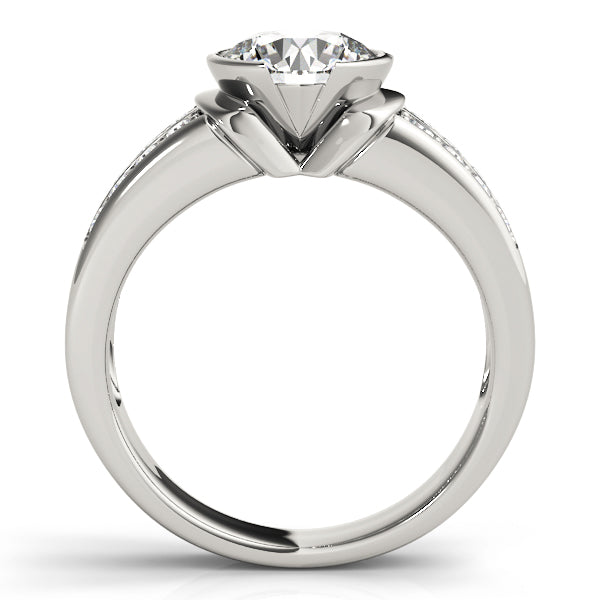 Platinum 1.25 ctw Round Diamond Engagement Ring