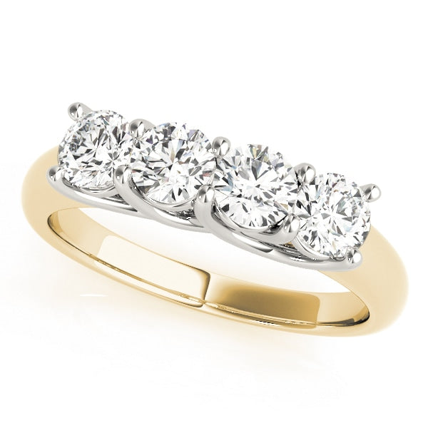 18K Yellow Gold 1 ct tw Diamond Wedding Ring