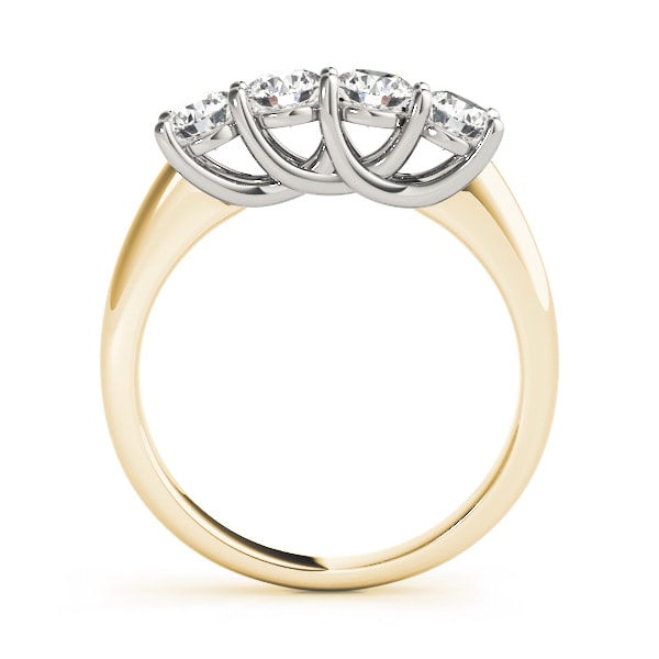 14K Yellow Gold 1 ct tw Diamond Wedding Ring