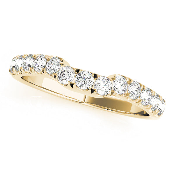18K Yellow Gold Diamond Wedding Ring