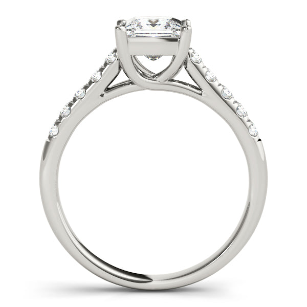 18K White Gold 1 CT Diamond Trellis Engagement Ring
