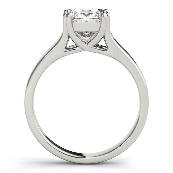14K White Gold 0.26ct Princess Diamond Engagement Ring