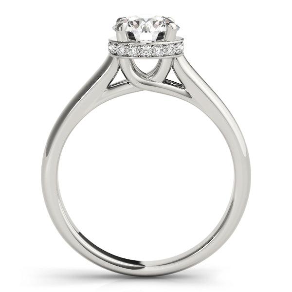 14K White Gold 1 CT Diamond Engagement Ring