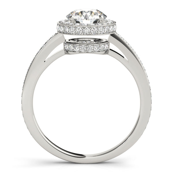 Platinum Round Diamond Engagement Ring 1.5ctw