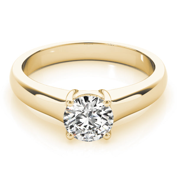 14K Yellow Gold 1 CT Diamond Engagement Ring
