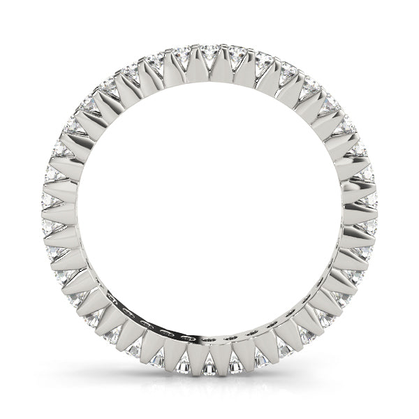 18K White Gold 3/4 ct Diamond Wedding Band