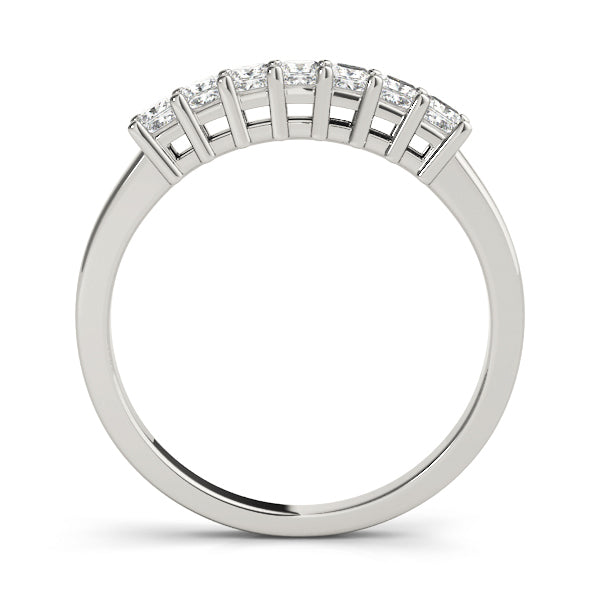 Platinum White 0.21ctw Square Diamond Ring