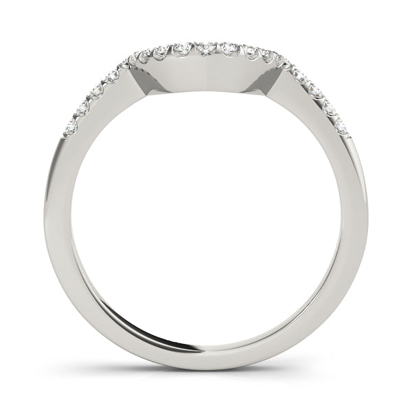 18K White Gold Diamond Wedding Ring
