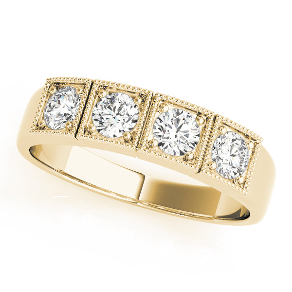18K Yellow Gold 1/3 CT Diamond Engagement Ring