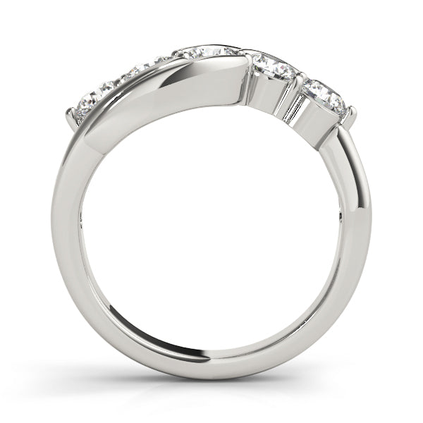 Platinum 1 CT Diamond Multi-Stone Wedding Band