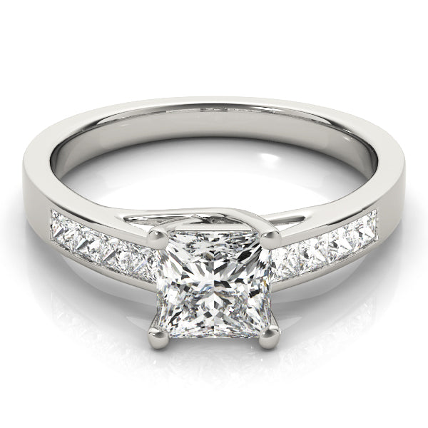 Platinum 1 CT Diamond Trellis Engagement Ring