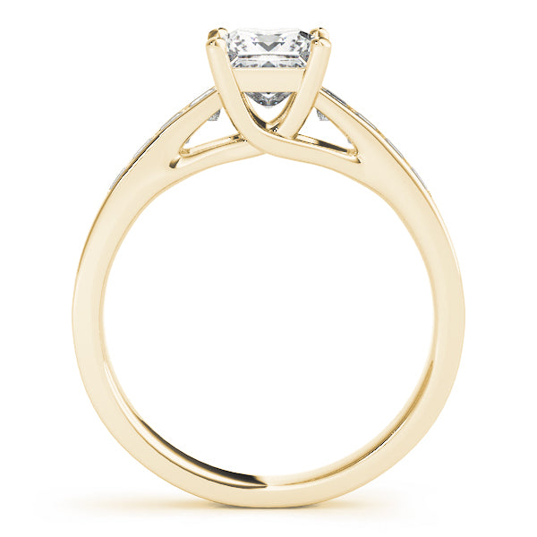 18K Yellow Gold 1 ct tw Trellis Diamond Engagement Ring