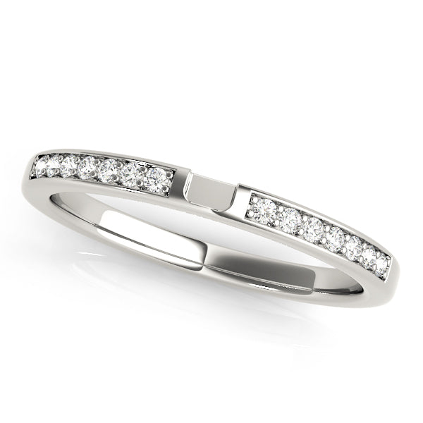 Multi-Diamond Gold Wedding Band