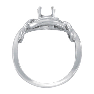 Platinum White 1/2 CT Diamond Fashion Ring