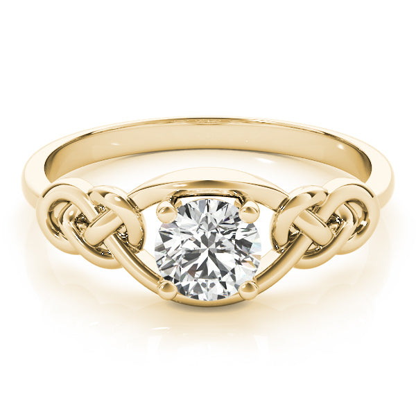 18K Yellow Gold 0.5 CT Diamond Fashion Ring