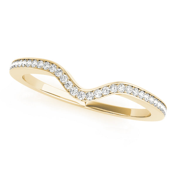 18K Yellow Gold Multi-Stone Diamond Wedding Band