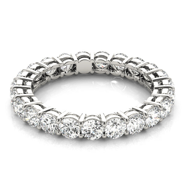 Platinum 1ctw Round Diamond Wedding Band