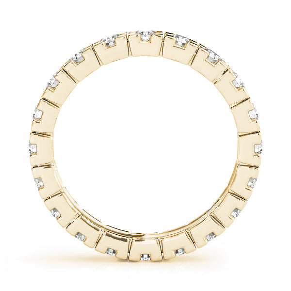 18K Yellow Gold 7/8 ct Diamond Wedding Band